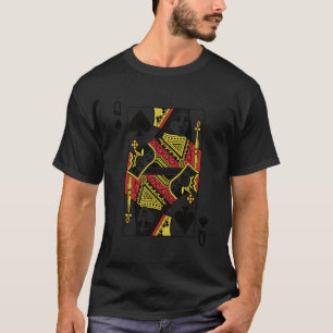 Camiseta A Rainha Dos Espadas Jogando Cartaz