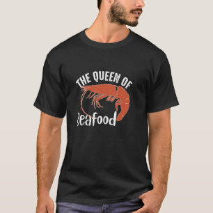 Camiseta A Rainha dos Frutos do Mar Shrimply A Melhor Piada