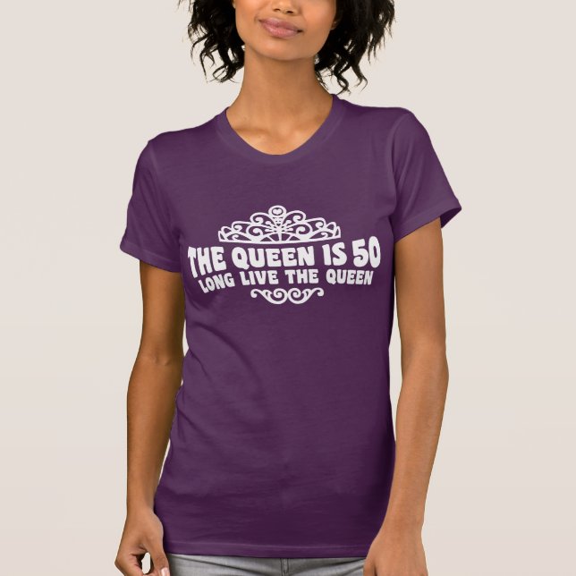 Camiseta A Rainha É 50 (Frente)