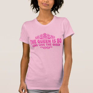 Camiseta A rainha é 80
