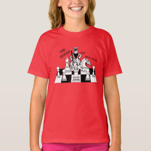 Camiseta A rainha e sua corte, t-shirt da juventude das