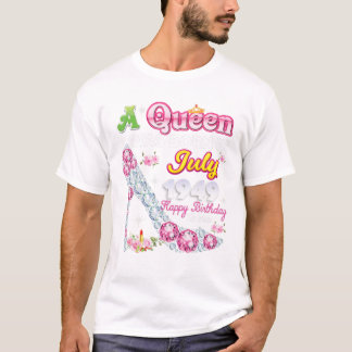 Camiseta A Rainha Nasceu Em Julho De 1949