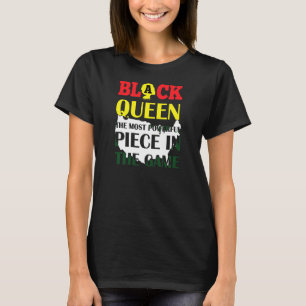 Camiseta A Rainha Negra É A Mais Poderosa Para As Mulheres 