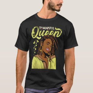 Camiseta A Rainha Negra Melanina, uma Rainha Negra Magi