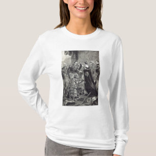 Camiseta A rainha que investe o imperador do francês
