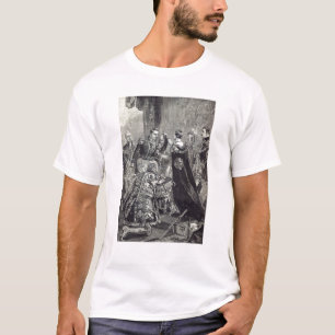 Camiseta A rainha que investe o imperador do francês