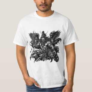 Camiseta "A Raio de Shiva e a Águia Criptica"