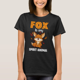 Camiseta A Raposa É A Minha Espécie De Raposa De Raposa Ani
