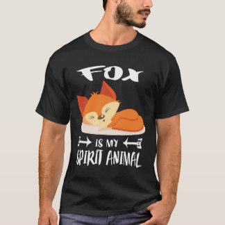 Camiseta A Raposa É O Meu Presente Engraçado De Animal Espí
