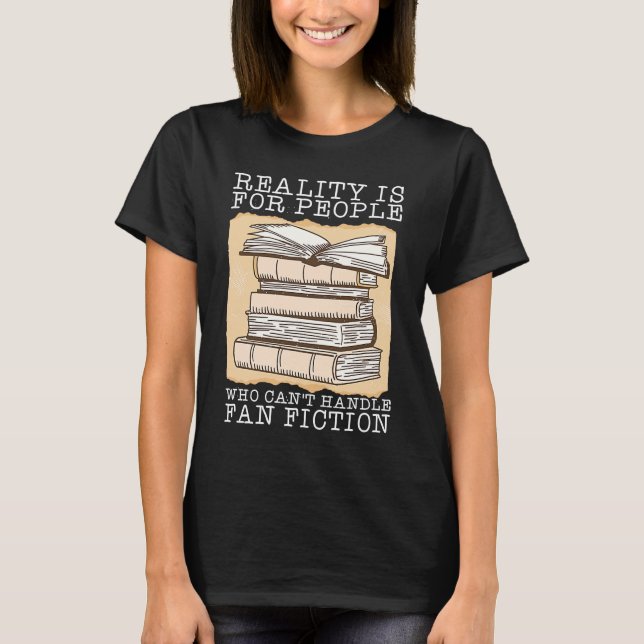 Camiseta A realidade é para Pessoas que não conseguem lidar (Frente)