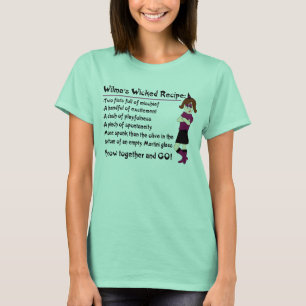 Camiseta A receita má de Wilma