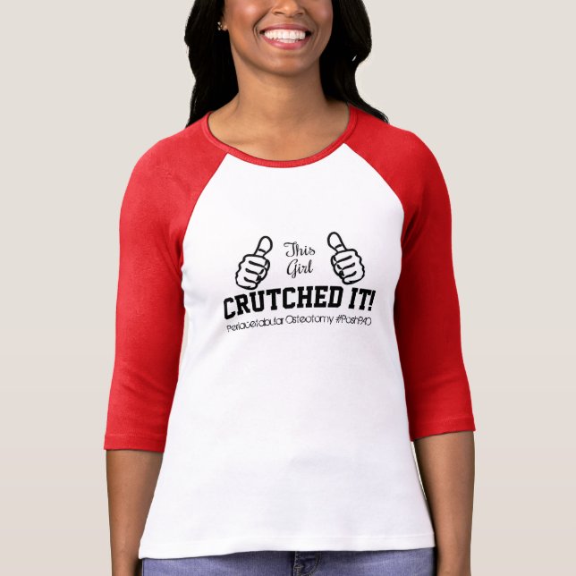 Camiseta A recuperação de PAO ESTA MENINA "Crutched O! " (Frente)