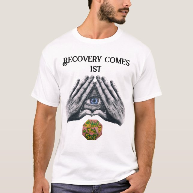 Camiseta A recuperação vem em 1rua (Frente)