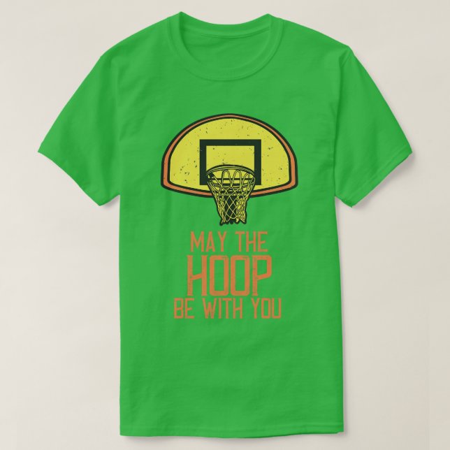 Camiseta A Rede De Basquete Pode Estar Com Você (Frente do Design)