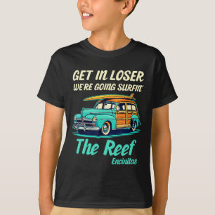 Camiseta A Reef Encinitas Surf Califórnia Mulheres Homens V