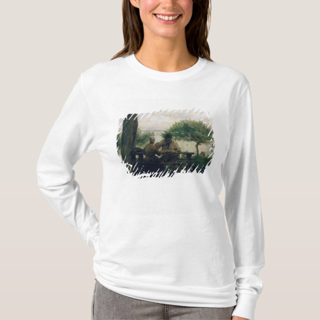 Camiseta A refeição em Honfleur, 1875 (Frente)