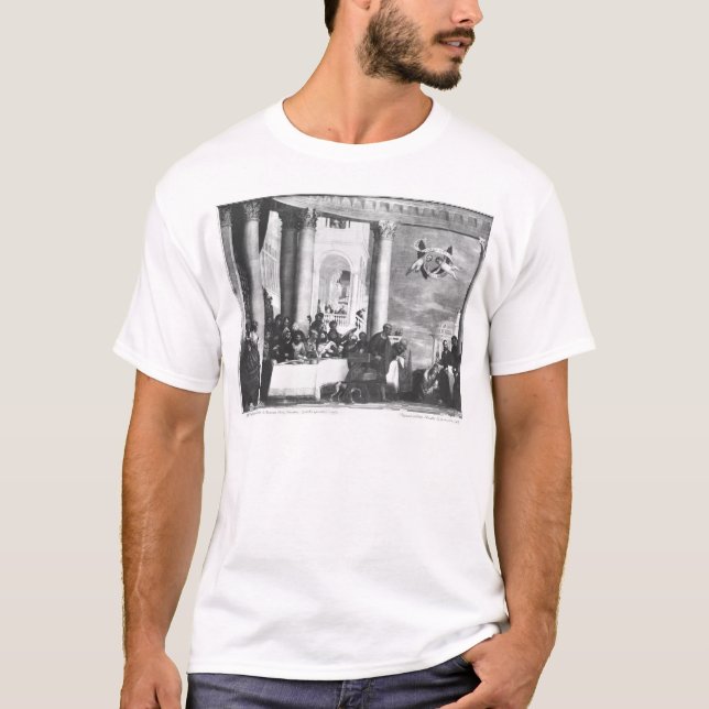 Camiseta A refeição na casa de Simon o Pharisee (Frente)