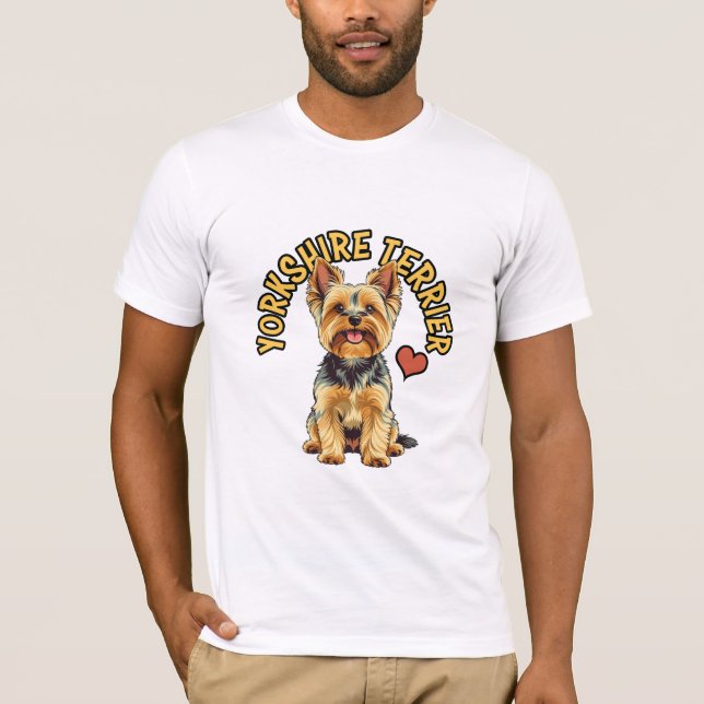 Camiseta A Regal Companion: Yorkshire Terrier T-Shirt (Frente)