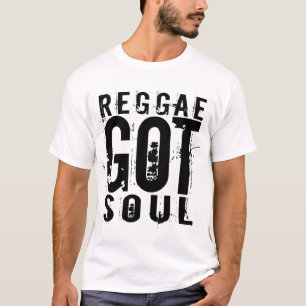 Camiseta A reggae obteve o t-shirt da alma