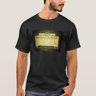 Camiseta A regra de ouro