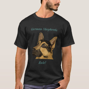 Camiseta A regra do german shepherd!