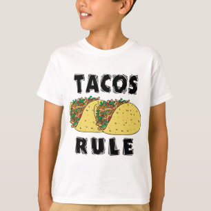Camiseta A regra do Tacos caçoa o t-shirt