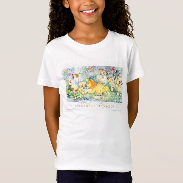 Camiseta A Reino-Menina pacífica (Frente)