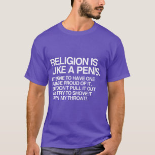 CAMISETA A RELIGIÃO É COMO