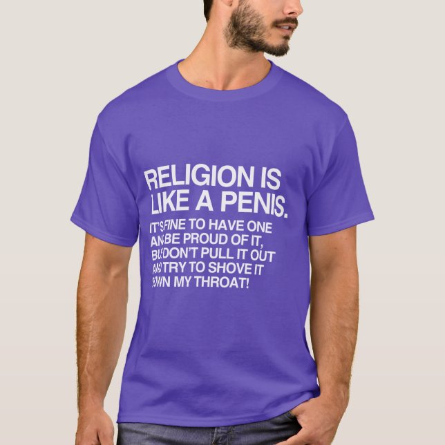 CAMISETA A RELIGIÃO É COMO (Frente)