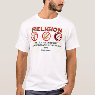 Camiseta a religião é curable
