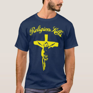Camiseta A religião mata novo