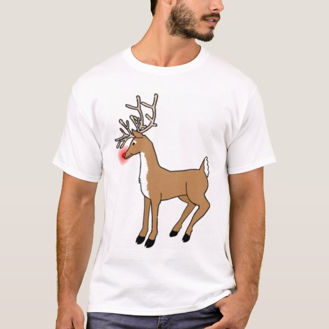 Camiseta A rena cheirada vermelha (Frente)