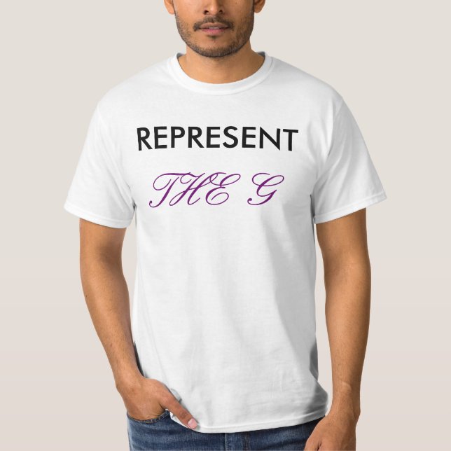 Camiseta A representação de G (Frente)