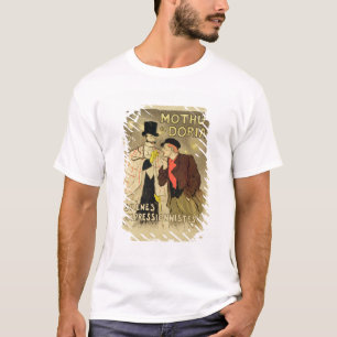 Camiseta A reprodução de uma propaganda de poster 'Mothu
