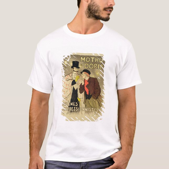 Camiseta A reprodução de uma propaganda de poster 'Mothu e (Frente)