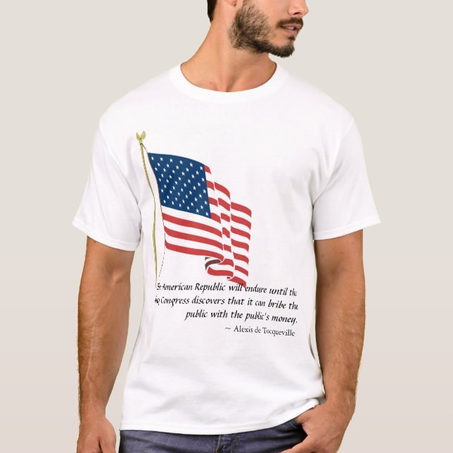 Camiseta A república americana resistirá até…. (Frente)