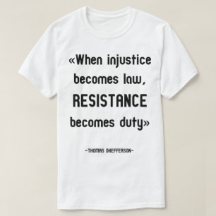 Camiseta A resistência do Anti-Trunfo transforma-se dever