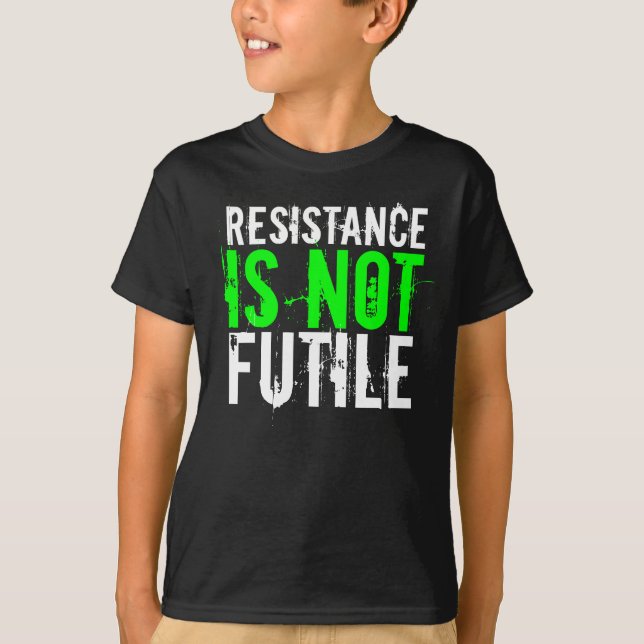 CAMISETA A RESISTÊNCIA NÃO É INÚTIL (Frente)