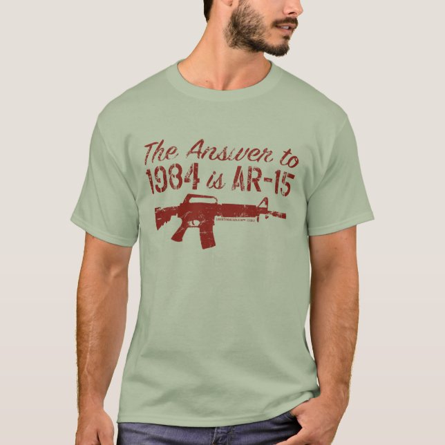 Camiseta A resposta a 1984 (Frente)