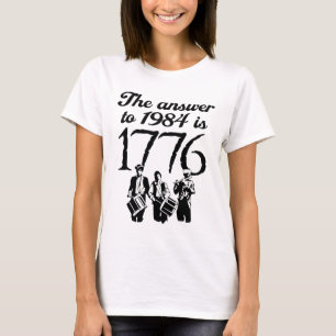 Camiseta A resposta a 1984 é 1776