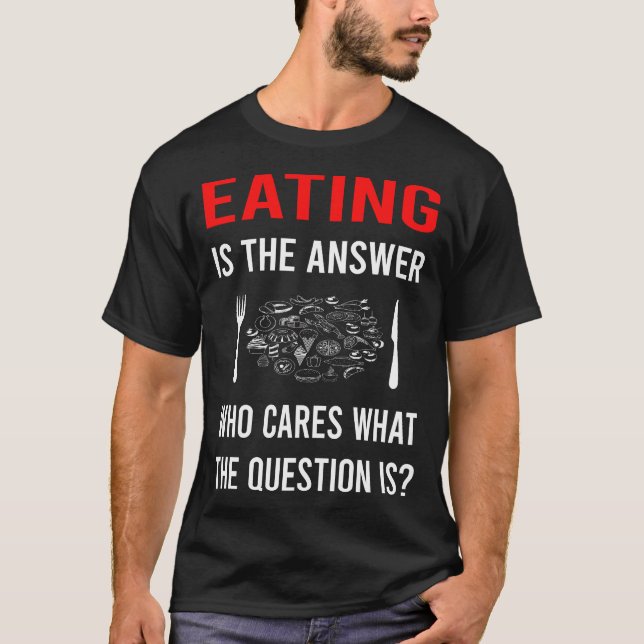 Camiseta A Resposta Comendo (Frente)