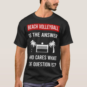 Camiseta A Resposta do Voleibol de Praia