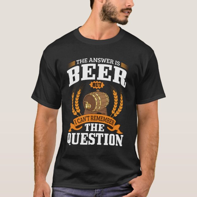 Camiseta A Resposta É Beer (Frente)
