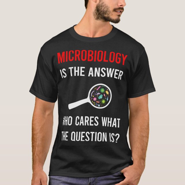 Camiseta A Resposta Microbiologia Microbiologista (Frente)