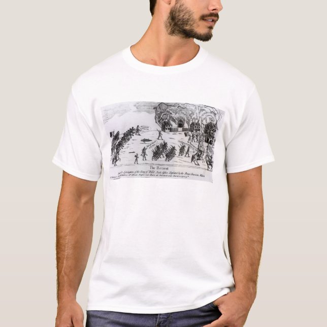 Camiseta A retirada, publicada 1775 (Frente)