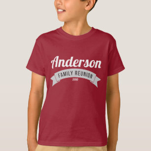 Camiseta A reunião de família que recolhe o costume do amor