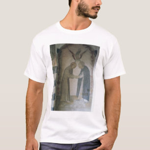 Camiseta A reunião de St Dominic e de St Francis (fresco