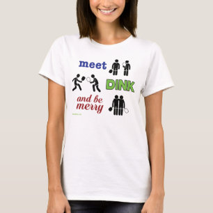 Camiseta A "reunião, Dink, e seja" camisola de alças aleg