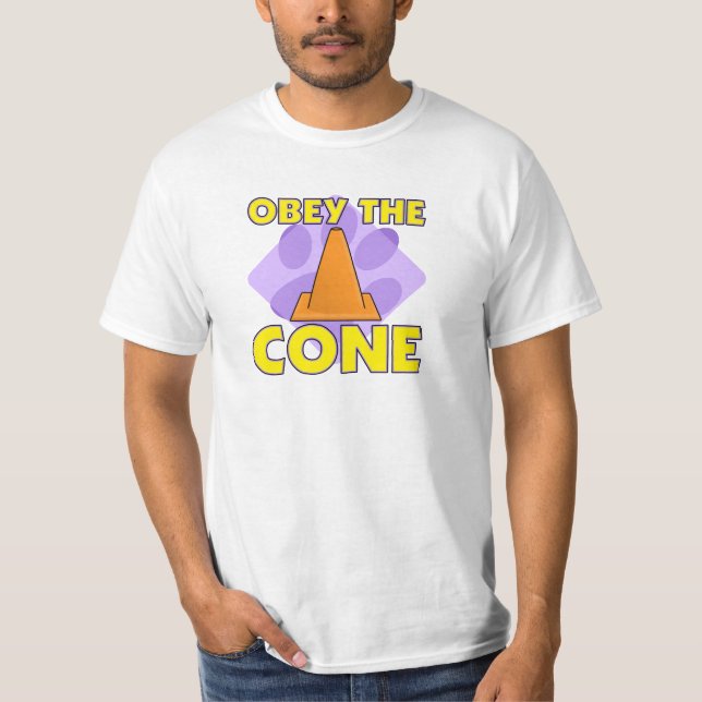 Camiseta A Reunião-o obedece o cone (Frente)