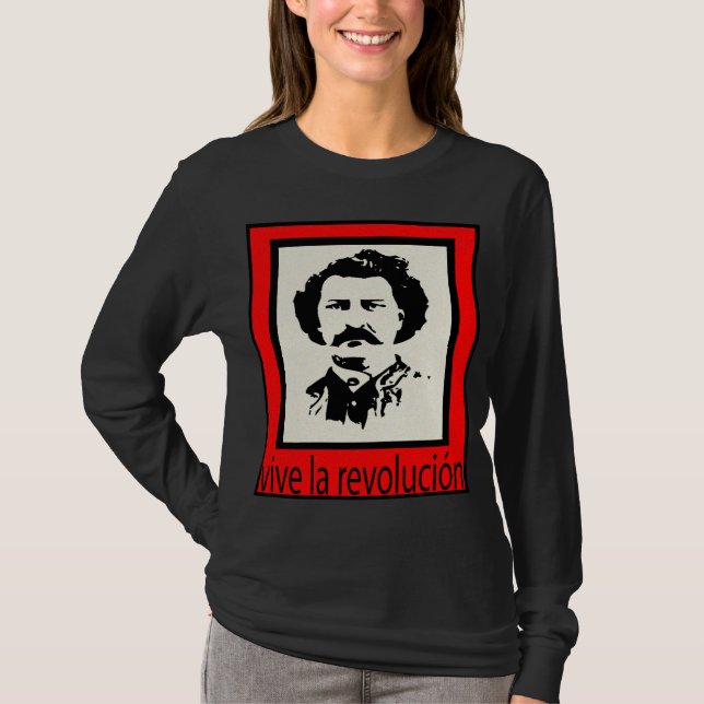 Camiseta A revolução de Louis Riel, das mulheres (Frente)